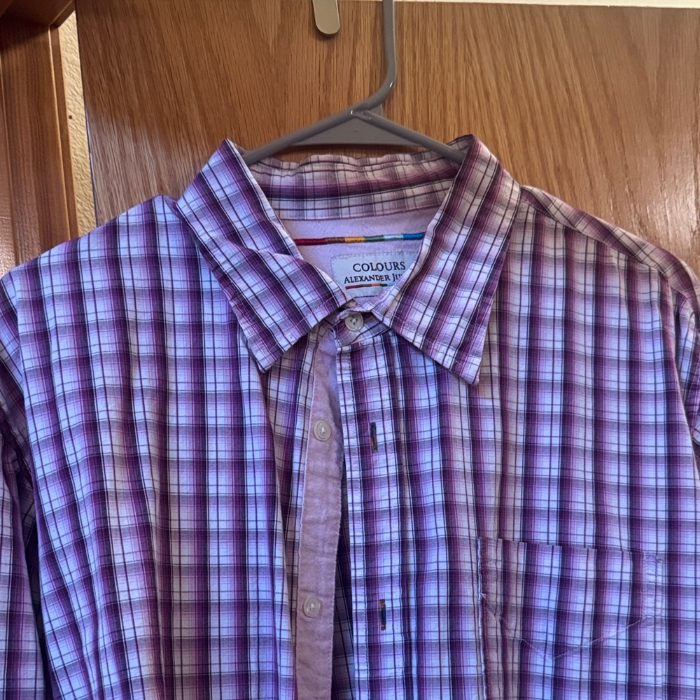 Alexander Julian Multicolor Plaid Men's Shirt